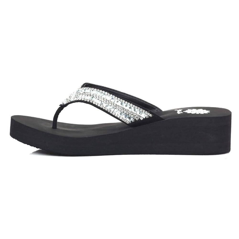 NEW YELLOWBOX women's vaniza sandal in clear - Picture 2 of 3